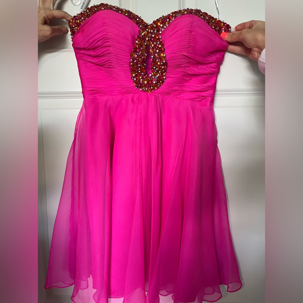 Sherri Hill pink dress size 2